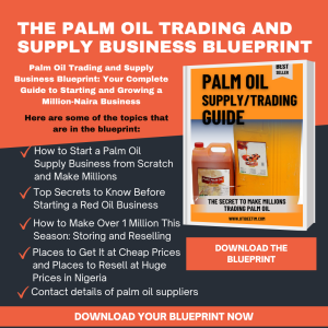 Palm oil trading and supply blueprint