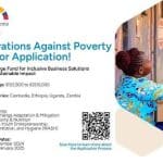 Innovations Against Poverty Challenge Fund 2025 (up to €200,000)