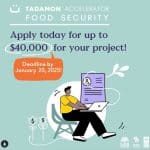 Tadamon Food Security Accelerator Program 2025 for CSOs ($40k Grants)