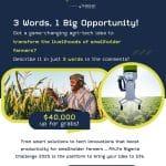 Ayute Africa NextGen Challenge for Agripreneurs ($1.5M Grants)