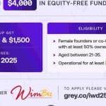 “UpGreyed Her” Accelerator Program For Female Entrepreneurs ($9500 Grants)