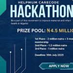 HelpMum CareCode Hackathon For Tech Tarlents in Nigeria (N4.5 Million Cash Prizes)