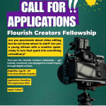 Flourish Creators Fellowship for Young Africans on Video editing (£100 cash prize)