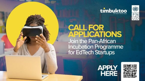 UNDP Africa Timbuktoo Pan-African Incubation Programme 2026 for EdTech Startups