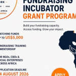 African Fundraising Incubator Program 2026 for African Organizations: $5,000 Grants and Paid Trip to Rwanda