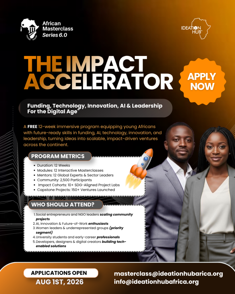 Ideation Hub African Masterclass Series 6.0