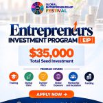 GEF Entrepreneurs Investment Program 2026: $35,000 Seed Investment for Tech-Enabled Startups