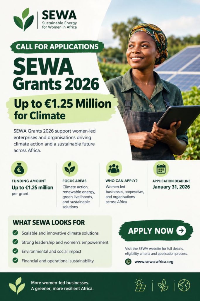 SEWA Grants for Climate Projects