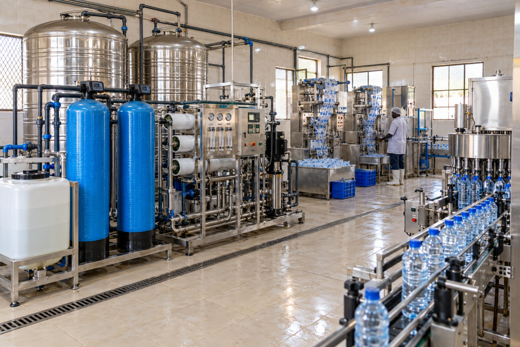 Nigerian water production facility